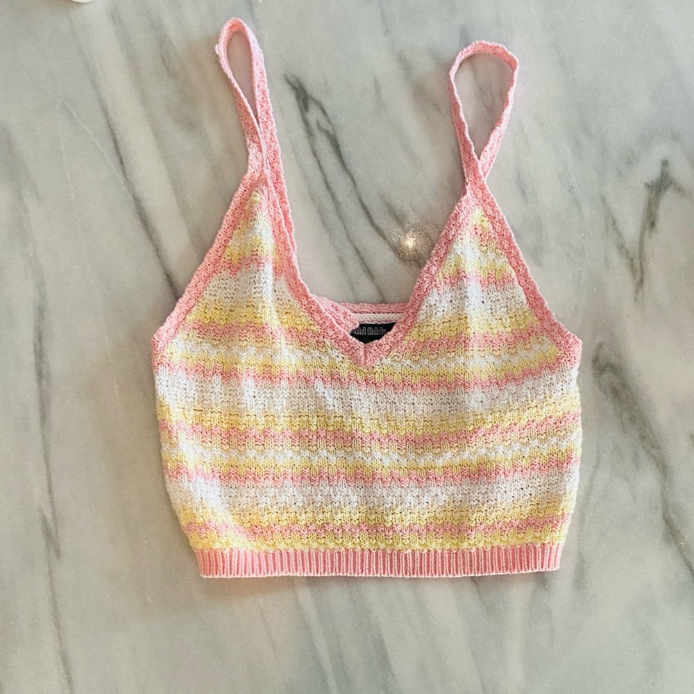 Wild Fable knitted crop top